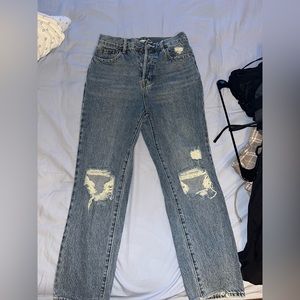 PacSun- high rise- straight jeans- size 27